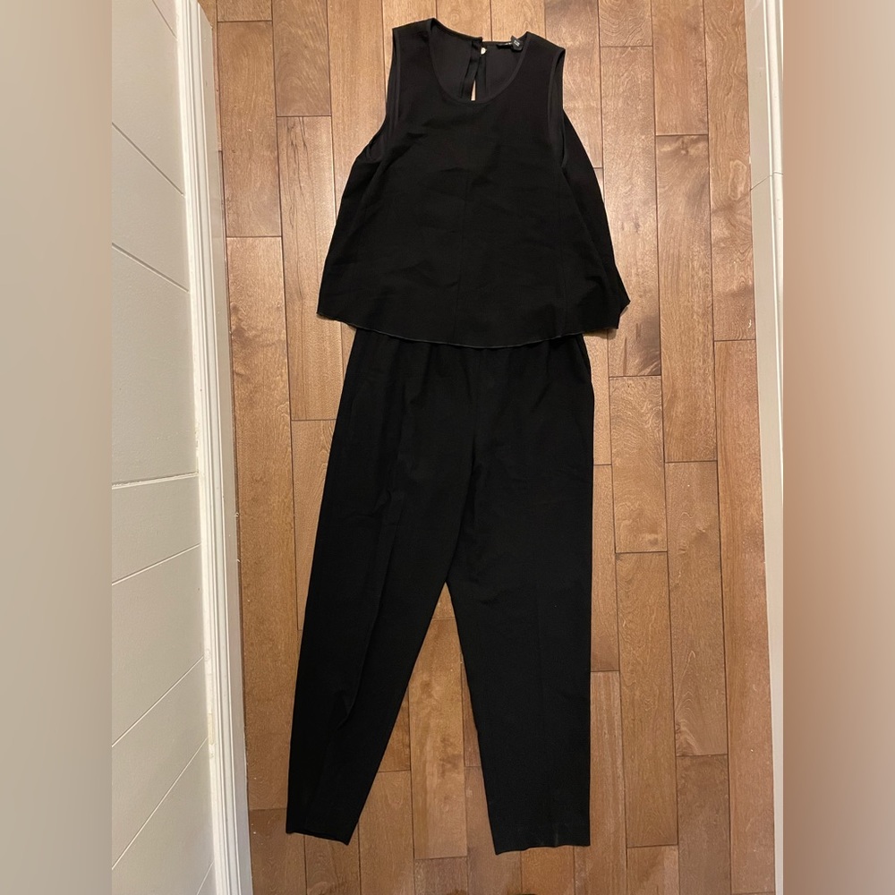 Club Monaco Black Sleeveless Jumpsuit - Picture 4 of 4